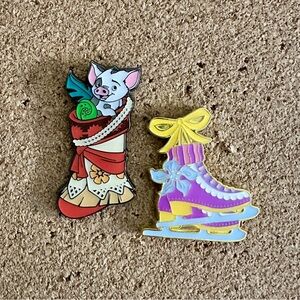 Disney Princess Winter Enamel Pins (Set of 2)